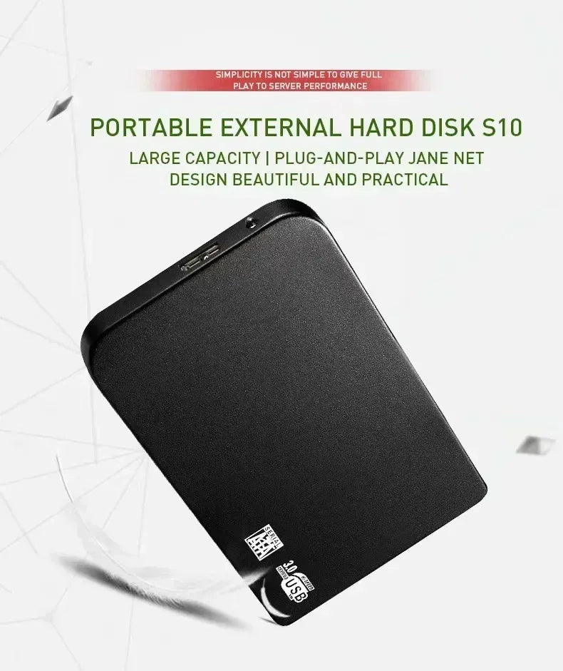 Lenovo Original 2TB High-speed SSD Portable External Solid State Hard Drive USB 3.1 Interface Mobile Hard Drive For Laptop/mac